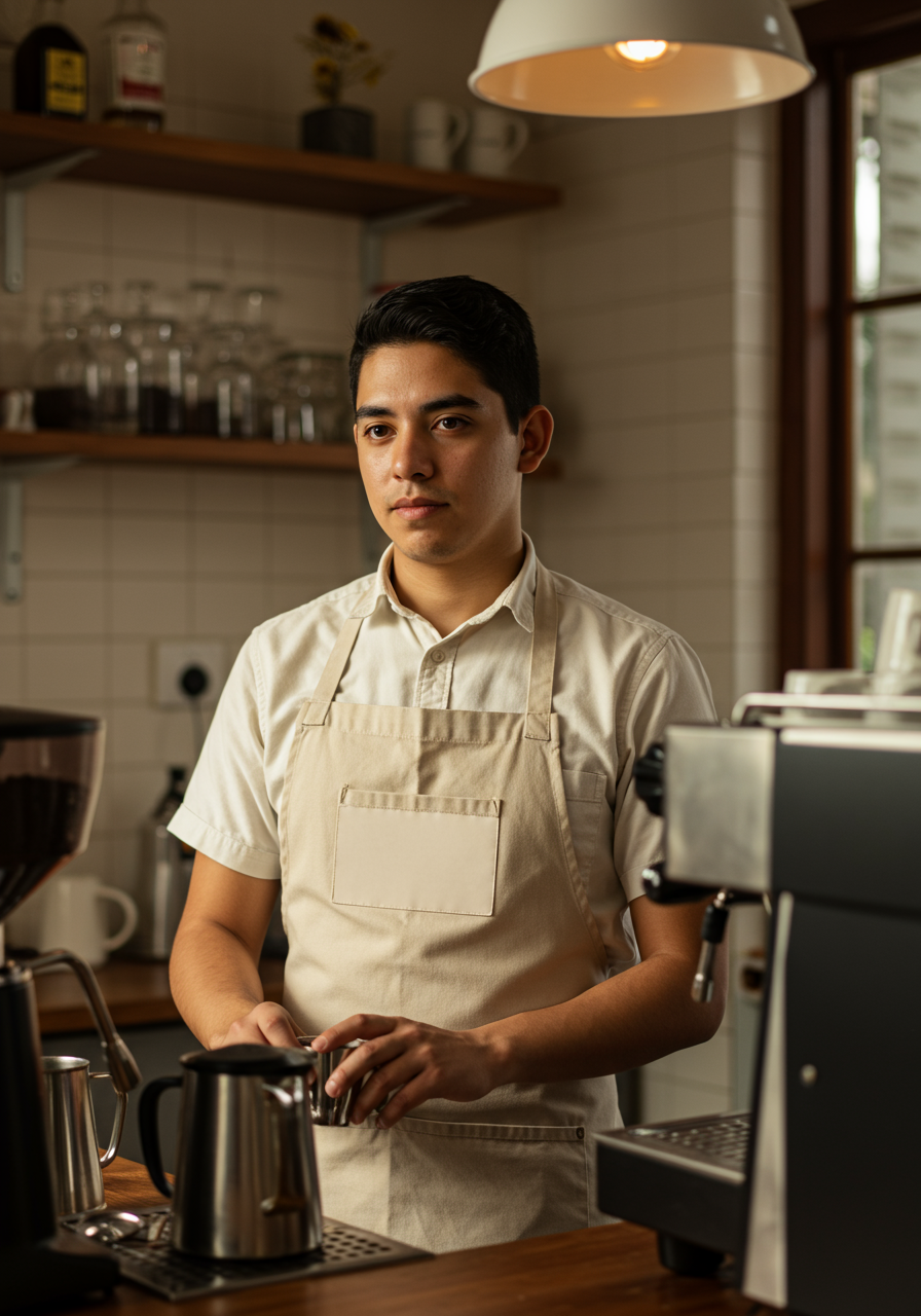 barista en Café Vereda, cafetería de especialidad Colima
