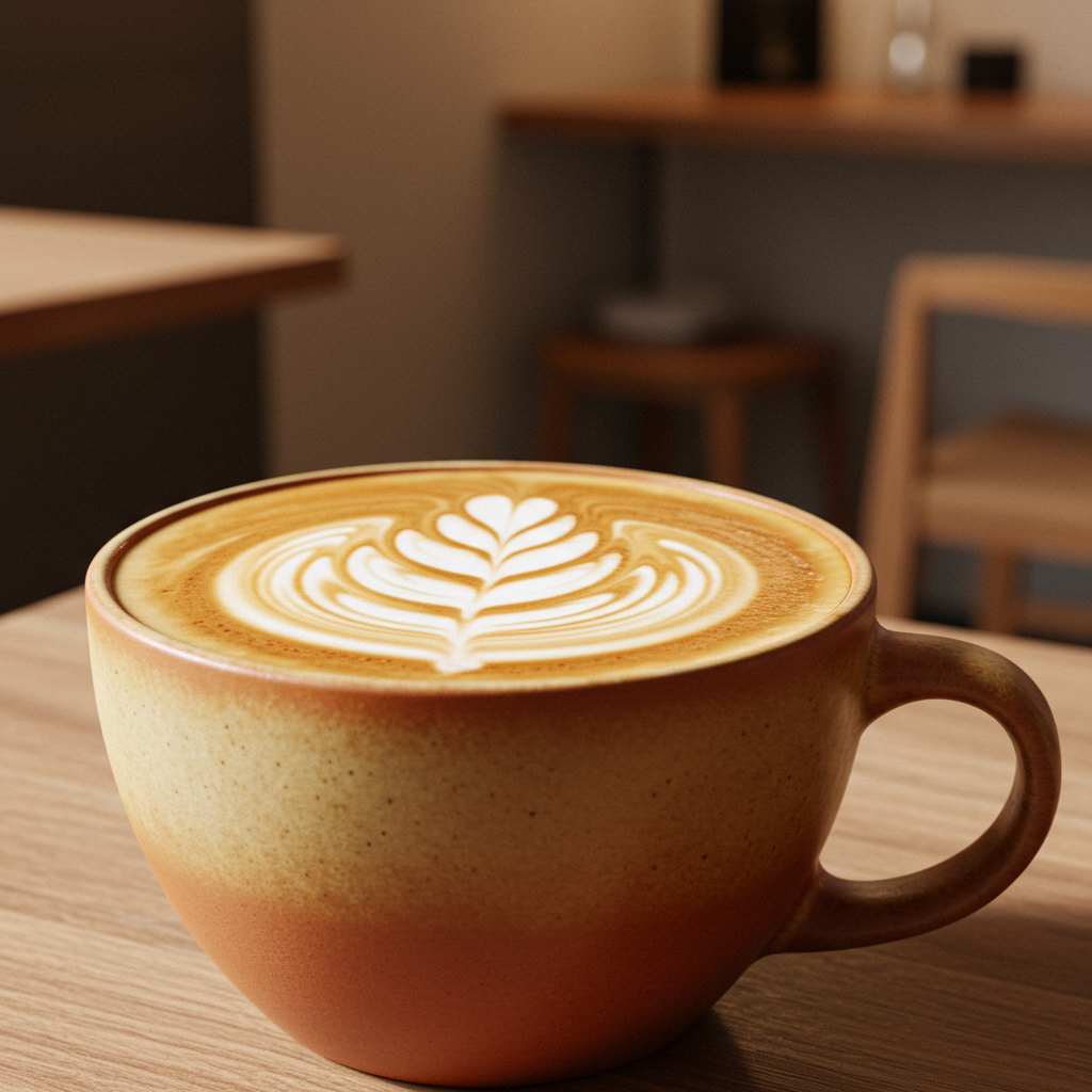 Latte, Café Vereda, Colima