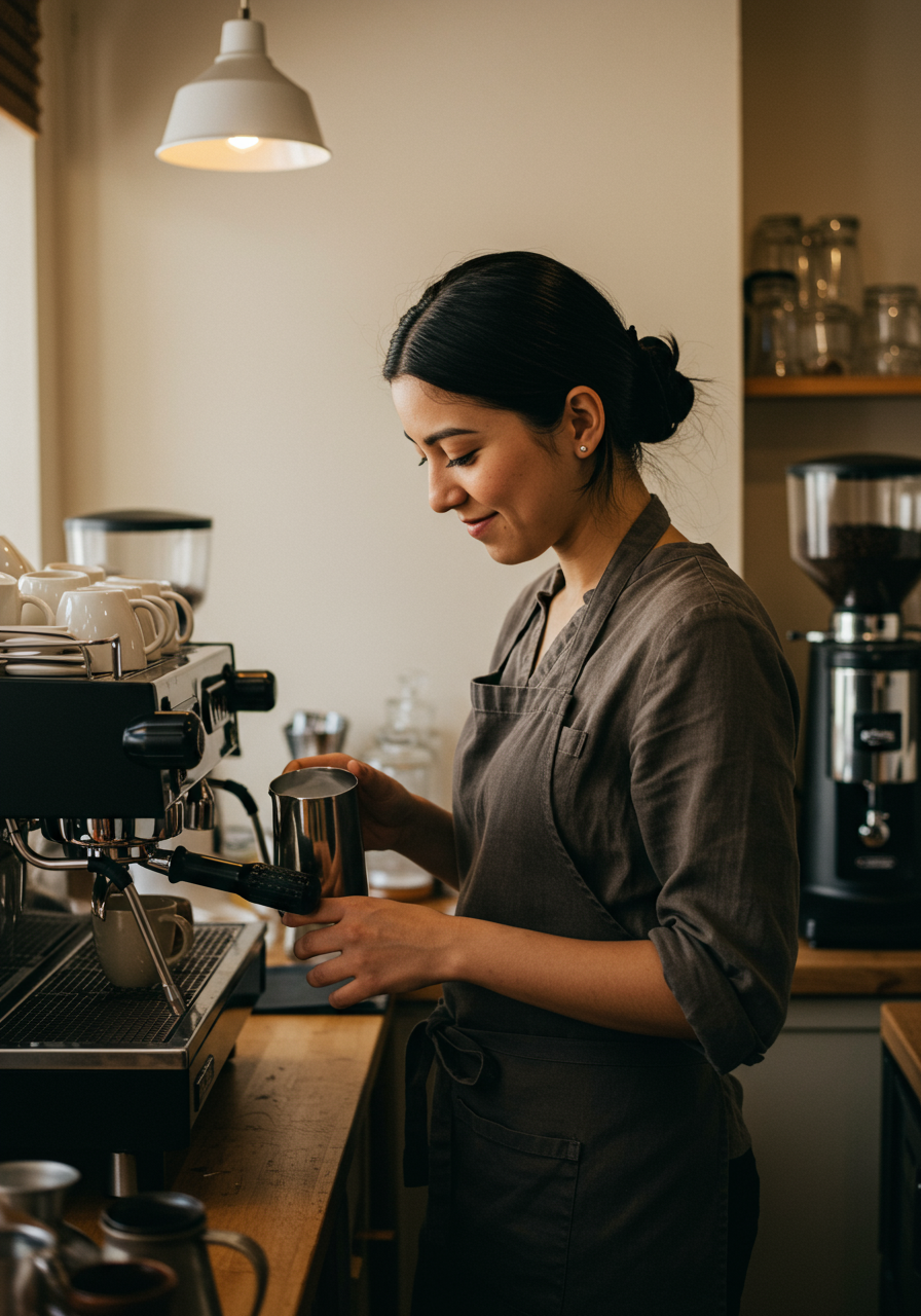 barista en Café Vereda, cafetería de especialidad Colima